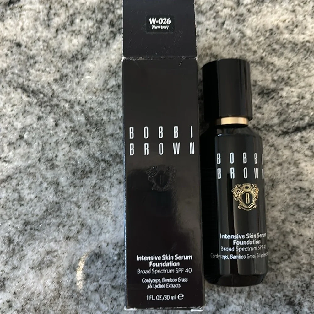 Bobbi Brown Intensive Skin Serum Foundation SPF 40 W-026 warm ivory 1 oz NIB